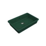 Bocchi Milano Tezgah Altı Lavabo 55 cm -Mat Yeşil - 1687-027-0125 - Tezgah Altı Hilton Lavabo