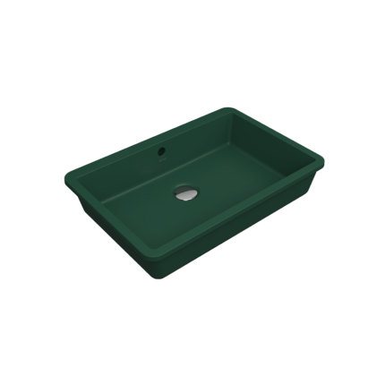 Bocchi Milano Tezgah Altı Lavabo 55 cm -Mat Yeşil - 1687-027-0125 - Tezgah Altı Hilton Lavabo