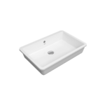 Bocchi Milano Tezgah Altı Lavabo 55 cm -Parlak Beyaz - 1687-001-0125 - Tezgah Altı Hilton Lavabo