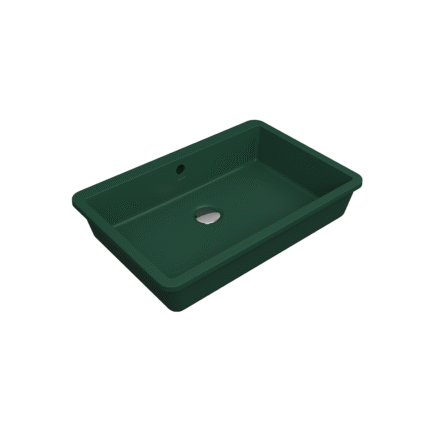 Bocchi Milano Tezgah Altı Lavabo 55 cm -Mat Yeşil