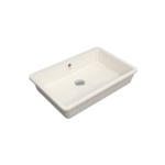 Bocchi Milano Tezgah Altı Lavabo 55 cm -Parlak Bisküvi
