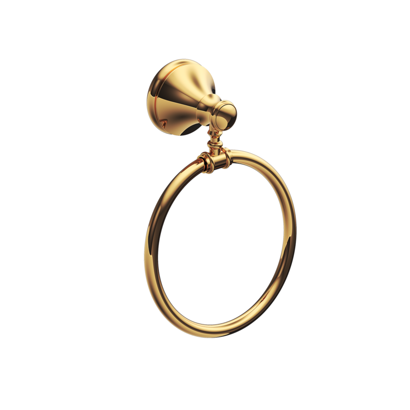 Bocchi Nuova Lombardia Havluluk Yuvarlak 250 mm Altın - 3022-0004-EG - Havluluk