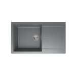 Bocchi Prato 860x500 Tek Gözlü Damlalıklı Concrete - GE-076-8610 - Granit Mutfak Eviyeleri - 1