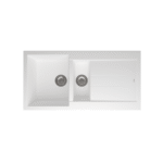 Bocchi Prato 990x500 1.5 Gözlü Damlalıklı Bianco Latte