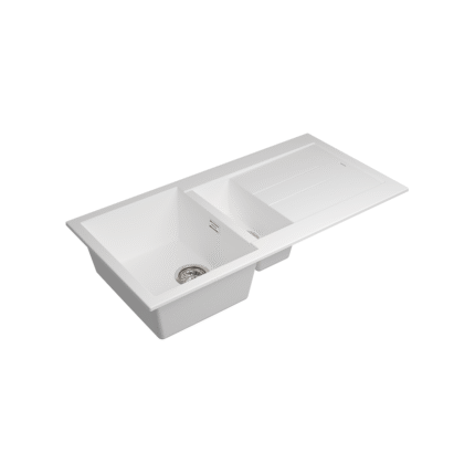 Bocchi Prato 990x500 1.5 Gözlü Damlalıklı Bianco Latte