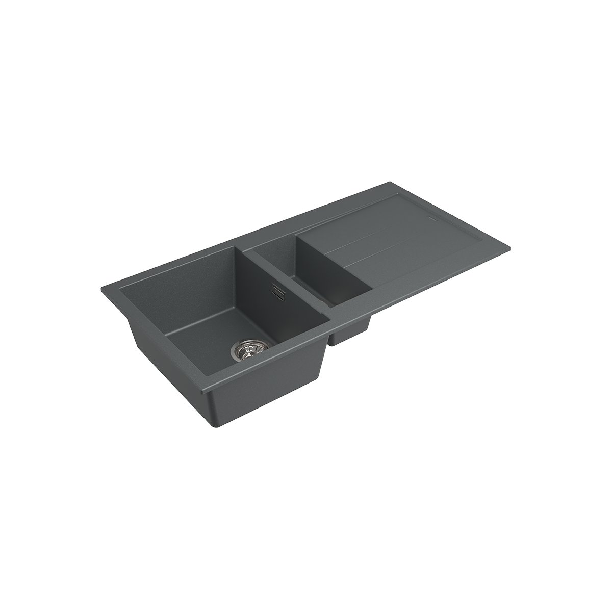 Bocchi Prato 990x500 1.5 Gözlü Damlalıklı Concrete Bocchi Prato 990x500 1.5 Gözlü Damlalıklı Concrete