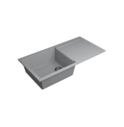Bocchi Prato 990x500 Tek Gözlü Damlalıklı Urban Grey - GE-077-9910 - Granit Mutfak Eviyeleri