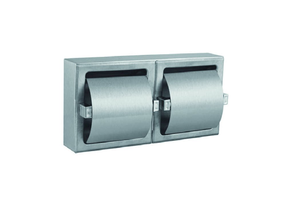Bocchi Tuvalet Kağıtlık İkili Ankastre Mat Paslanmaz Çelik Bocchi Tuvalet Kağıtlık İkili Ankastre Mat Paslanmaz Çelik