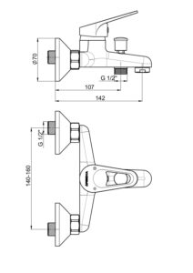 GPD Orbis Banyo Bataryası Krom BB30