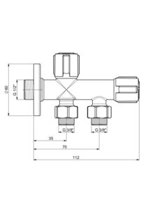 GPD Çiftli Taharat Musluk Krom CTM01