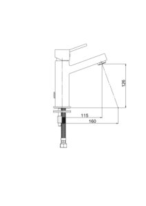 GPD Tulio Lavabo Bataryası Krom MLB135