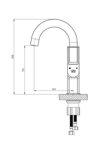 GPD Quadro Tek Gövde Lavabo Bataryası Krom MTL190 - MTL190 - Lavabo Bataryası - 1
