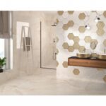 Dune Ceramica Lavabo Heller White&Gold - 188011 - Çanak Lavabo - 1