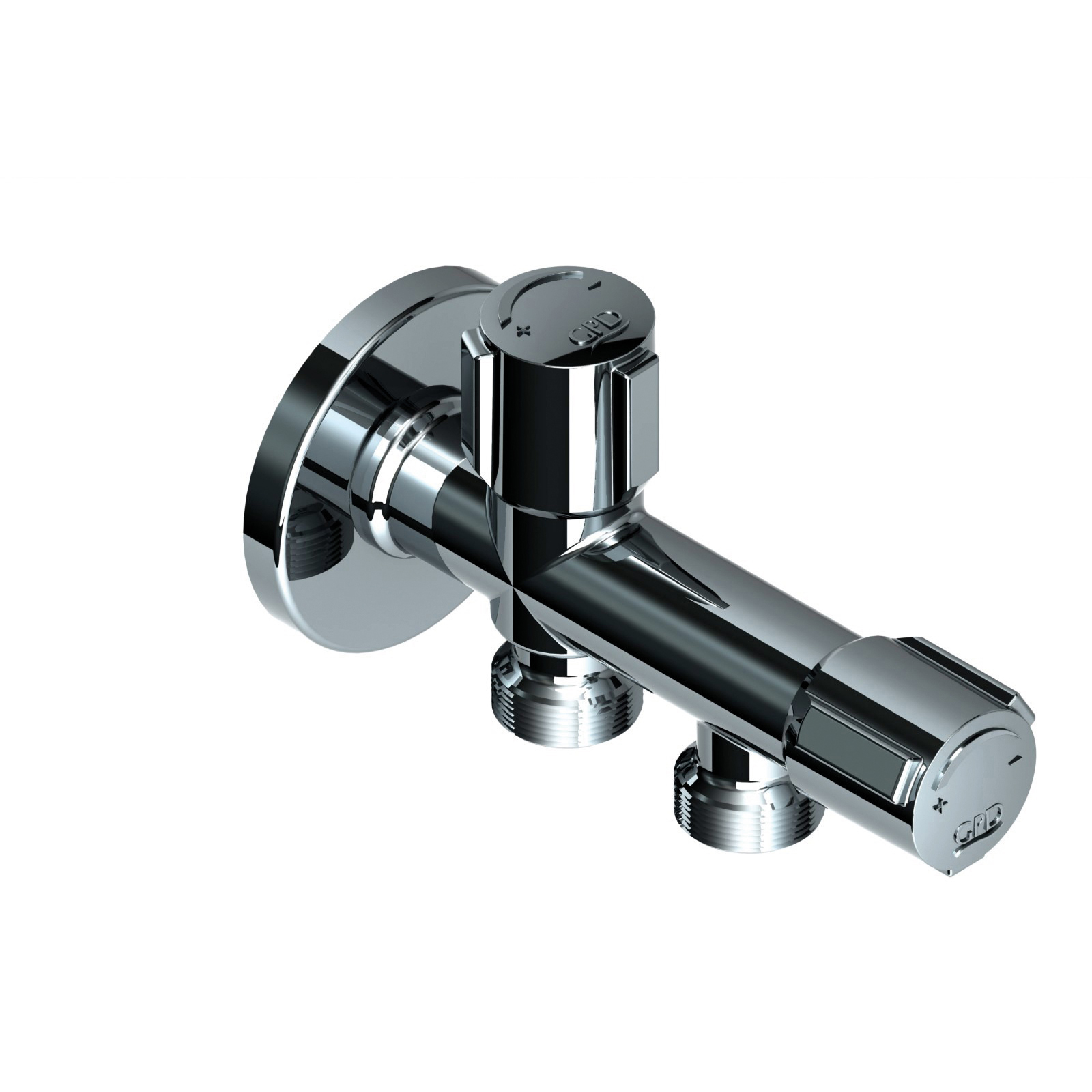 GPD Çiftli Taharat Musluk Krom CTM01 GPD Çiftli Taharat Musluk Krom CTM01