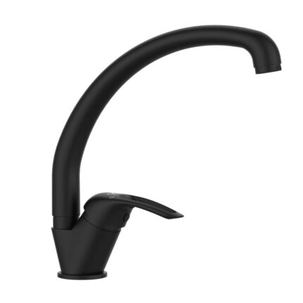 GPD Adrio Tek Gövde Eviye Bataryası Siyah MTE120-S - MTE120-S - Mutfak Eviye Bataryası