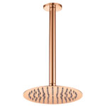 GPD Ankastre Duş Başlığı Tavandan Ø200 Rose Gold Pvd ADS18-R - ADS18-R - Tepe Duşları