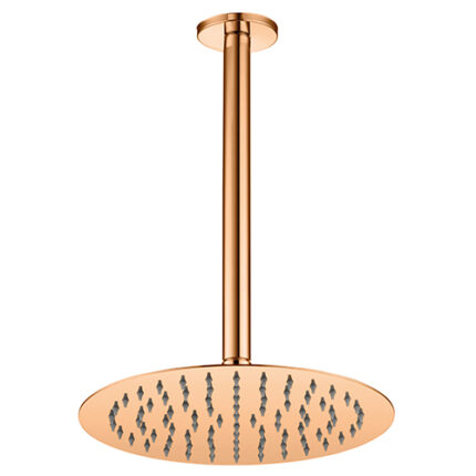 GPD Ankastre Duş Başlığı Tavandan Ø250 Rose Gold Pvd ADS20-R - ADS20-R - Tepe Duşları