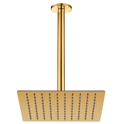 GPD Ankastre Duş Başlığı Tavandan 250x250 Gold Pvd ADS19-A - ADS19-A - Tepe Duşları