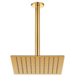 GPD Ankastre Duş Başlığı Tavandan 250x250 Gold Pvd ADS19-A