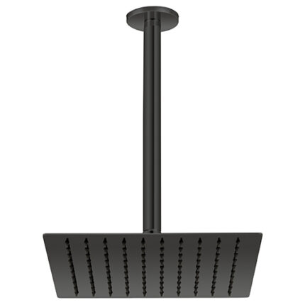 GPD Ankastre Duş Başlığı Tavandan 250x250 Siyah ADS19-S - ADS19-S - Tepe Duşları