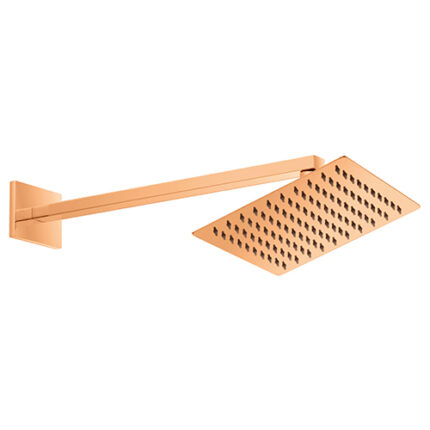 GPD Ankastre Duş Seti Duvardan 200x200 Rose Gold Pvd ADS27-R - ADS27-R - Tepe Duşları