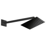 GPD Ankastre Duş Seti Duvardan 200x200 Siyah ADS27-S - ADS27-S - Tepe Duşları