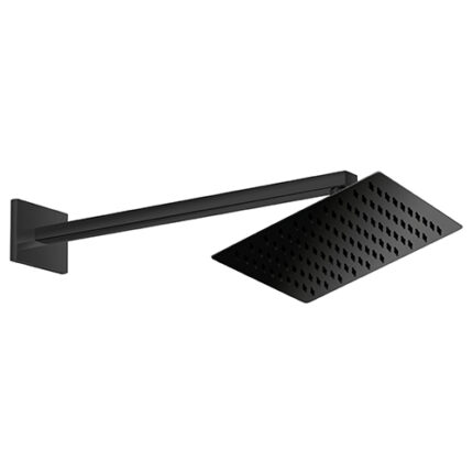 GPD Ankastre Duş Seti Duvardan 200x200 Siyah ADS27-S - ADS27-S - Tepe Duşları