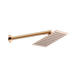 GPD Ankastre Duş Seti Duvardan 250x250 Rose Gold Pvd ADS29-R
