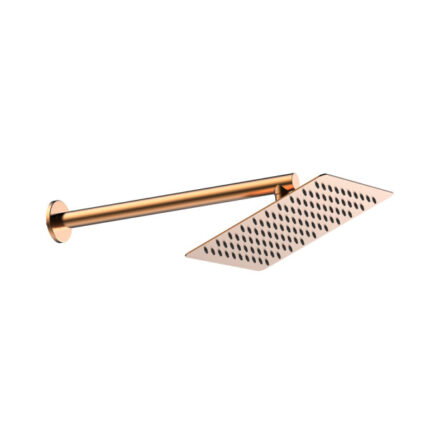 GPD Ankastre Duş Seti Duvardan 250x250 Rose Gold Pvd ADS29-R