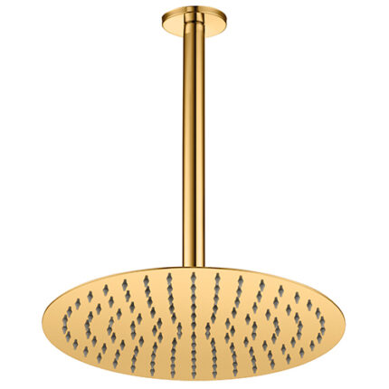 GPD Ankastre Duş Seti Tavandan Ø300 Gold Pvd ADS22-A - ADS22-A - Tepe Duşları