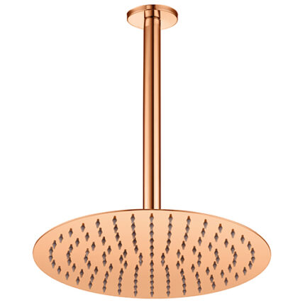 GPD Ankastre Duş Seti Tavandan Ø300 Rose Gold Pvd ADS22-R - ADS22-R - Tepe Duşları