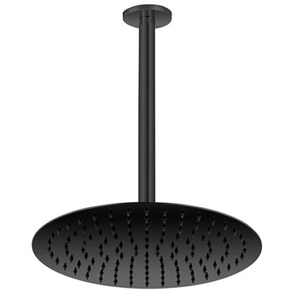 GPD Ankastre Duş Seti Tavandan Ø300 Siyah ADS22-S - ADS22-S - Tepe Duşları
