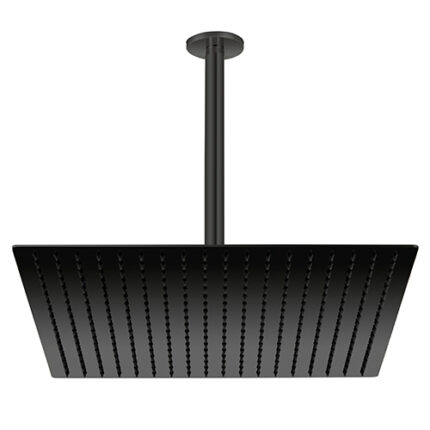 GPD Ankastre Duş Seti Tavandan 400x400 Siyah ADS23-S - ADS23-S - Tepe Duşları