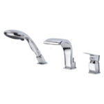 GPD Atros Ankastre Küvet Bataryası 3 Delikli Krom MAK65 - MAK65 - Ankastre Küvet Bataryası