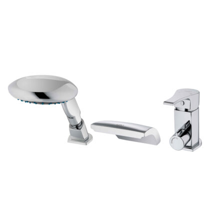 GPD Atros Ankastre Küvet Bataryası 3 Delikli Krom MAK67