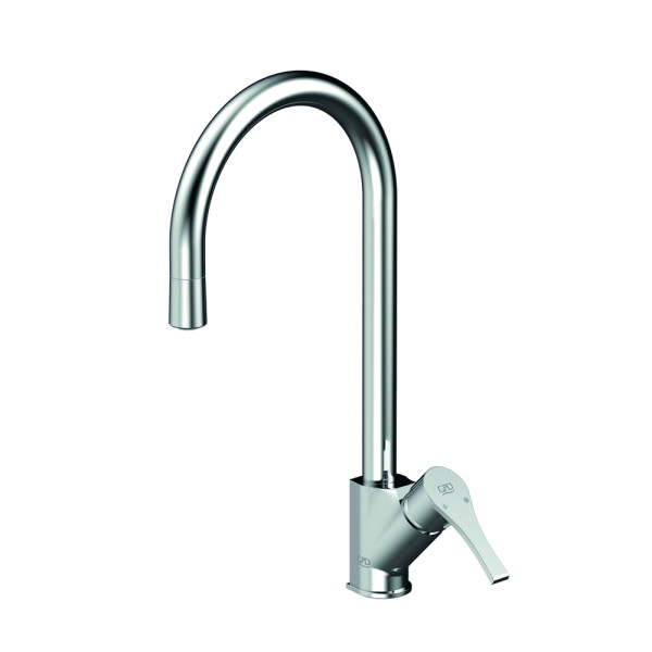 GPD Atros Spiralli Eviye Bataryası Tek Fonksiyonlu Krom MES66 GPD Atros Spiralli Eviye Bataryası Tek Fonksiyonlu Krom MES66