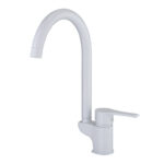 GPD Atros Tek Gövde Eviye Bataryası Beyaz Granit MTE65-BG - MTE65-BG - Mutfak Eviye Bataryası