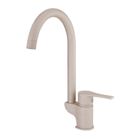 GPD Atros Tek Gövde Eviye Bataryası Krem Granit MTE65-KG - MTE65-KG