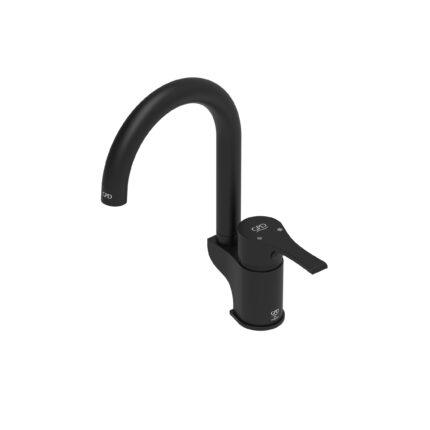 GPD Atros Tek Gövde Lavabo Bataryası Siyah MTL65-S - MTL65-S - Lavabo Bataryası