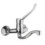 GPD Doktor/Bedensel Engelli Aplike Eviye Bataryası Krom MAE45 - MAE45 - Medikal Armatür ve Bataryalar, Bedensel Engelli Ürünleri