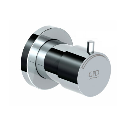 GPD Espina Ankastre Ara Kesme Vanası 3/4 Büyük Volan Krom AAK72 - AAK72 - Stop Valf