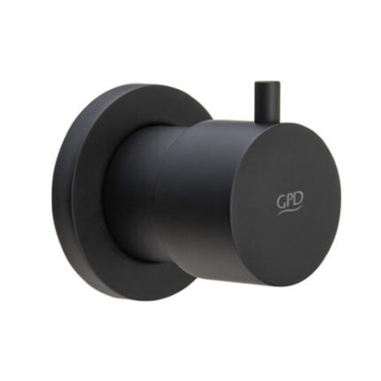 GPD Espina Ankastre Ara Kesme Vanası 3/4 Büyük Volan Siyah AAK72-S - AAK72-S - Stop Valf