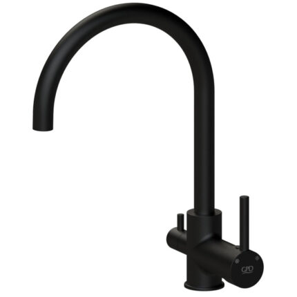 GPD Espina Arıtma Çıkışlı Eviye Bataryası Siyah MAR70-S