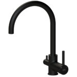 GPD Espina Arıtma Çıkışlı Eviye Bataryası Siyah MAR70-S - MAR70-S - Arıtmalı Mutfak Eviye Bataryaları