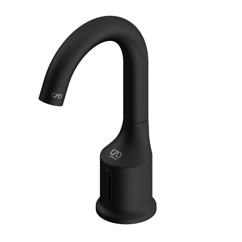 GPD Fotoselli Lavabo Bataryası Çift Su Girişli Siyah FLB11-S GPD Fotoselli Lavabo Bataryası Çift Su Girişli Siyah FLB11-S