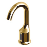 GPD Fotoselli Lavabo Bataryası Çift Su Girişli Gold Pvd FLB11-A - FLB11-A - Fotoselli Lavabo Bataryası