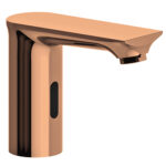 GPD Fotoselli Lavabo Bataryası Çift Su Girişli Rose Gold Pvd FLB13-R - FLB13-R - Fotoselli Lavabo Bataryası