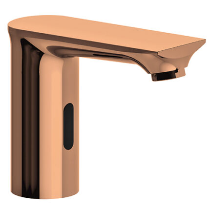 GPD Fotoselli Lavabo Bataryası Çift Su Girişli Rose Gold Pvd FLB13-R - FLB13-R - Fotoselli Lavabo Bataryası