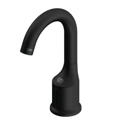 GPD Fotoselli Lavabo Bataryası Çift Su Girişli Siyah FLB11-S - FLB11-S - Fotoselli Lavabo Bataryası