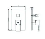 GPD Fuego Ankastre Batarya Sıva Üstü Grubu Krom SUG105